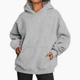 Lucy | Women's Oversized Hoodie – Basic Plain Sweatshirt