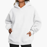 Lucy | Women's Oversized Hoodie – Basic Plain Sweatshirt