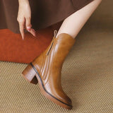 Charlotte | Women's Heeled Ankle Boots – Elegant Office & Everyday Comfort