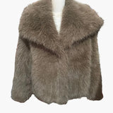Eliza | Women's Elegant Faux Fur Jacket – Stylish Occasion Winter Coat
