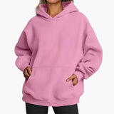 Lucy | Women's Oversized Hoodie – Basic Plain Sweatshirt