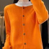 Eleanor | Women's Extra Fine Merino Wool Cardigan – Classic Knitwear