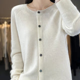 Eleanor | Women's Extra Fine Merino Wool Cardigan – Classic Knitwear