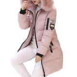 Emilia | Women's Embellished Winter Jacket – Statement Collar Coat