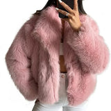 Eliza | Women's Elegant Faux Fur Jacket – Stylish Occasion Winter Coat
