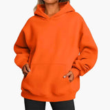 Lucy | Women's Oversized Hoodie – Basic Plain Sweatshirt
