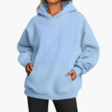 Lucy | Women's Oversized Hoodie – Basic Plain Sweatshirt