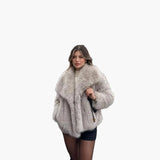 Eliza | Women's Elegant Faux Fur Jacket – Stylish Occasion Winter Coat