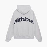 Riley | Unisex Oversized Hoodie – 'withlove' Print Urban Streetwear