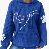 Molly | Women's Dog Print Hoodie – Cute Sweatshirt for Dog Lovers