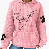 Molly | Women's Dog Print Hoodie – Cute Sweatshirt for Dog Lovers