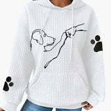 Molly | Women's Dog Print Hoodie – Cute Sweatshirt for Dog Lovers