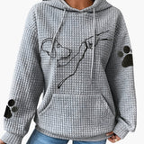 Molly | Women's Dog Print Hoodie – Cute Sweatshirt for Dog Lovers